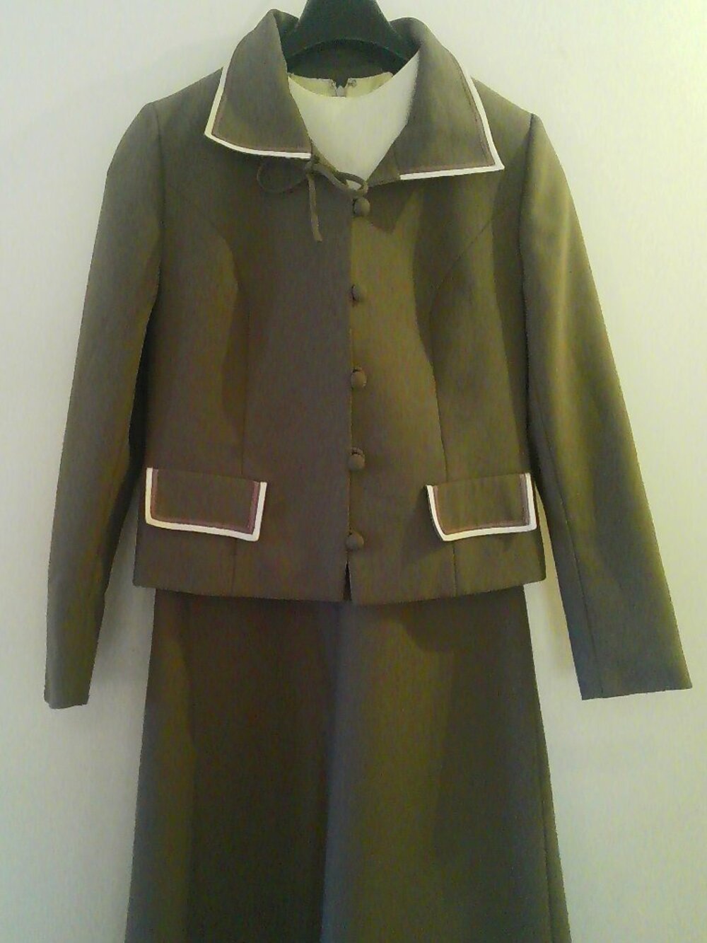 Vintage Cal Somers 2 Piece Outfit Dress & Matching Jacket Size  10 (Old Sizing)